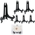 6x Decorative Plate Holder Display Stand Easel Picture 4.5" 9.75" 6.5