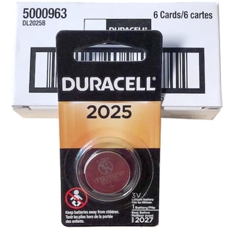 BATTERIA BOTTONE DURACELL Litio CR2025 3v 2 PZ