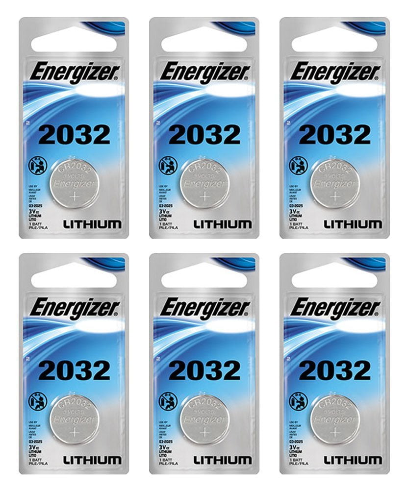  Energizer 2032 Battery CR2032 Lithium 3v, 5 Count (Pack of 1) :  Health & Household
