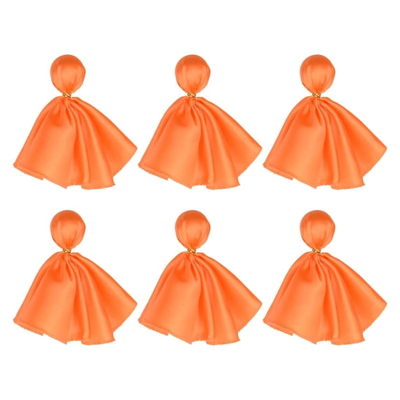 6x Football Penalty Flag Referee Flag Challenge Flags Portable Referee Props Orange