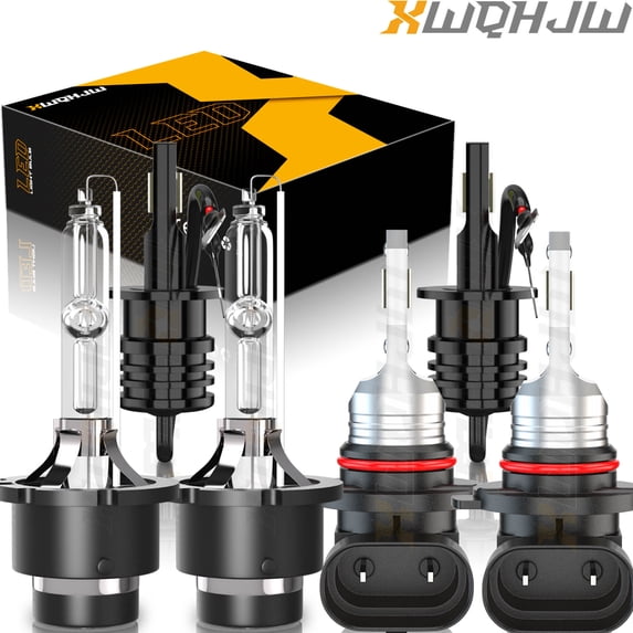 6x For 2004 2005 Lexus SC430 9005+D2S+H3 HID/LED Headlight High/Low+Fog Light Bulbs