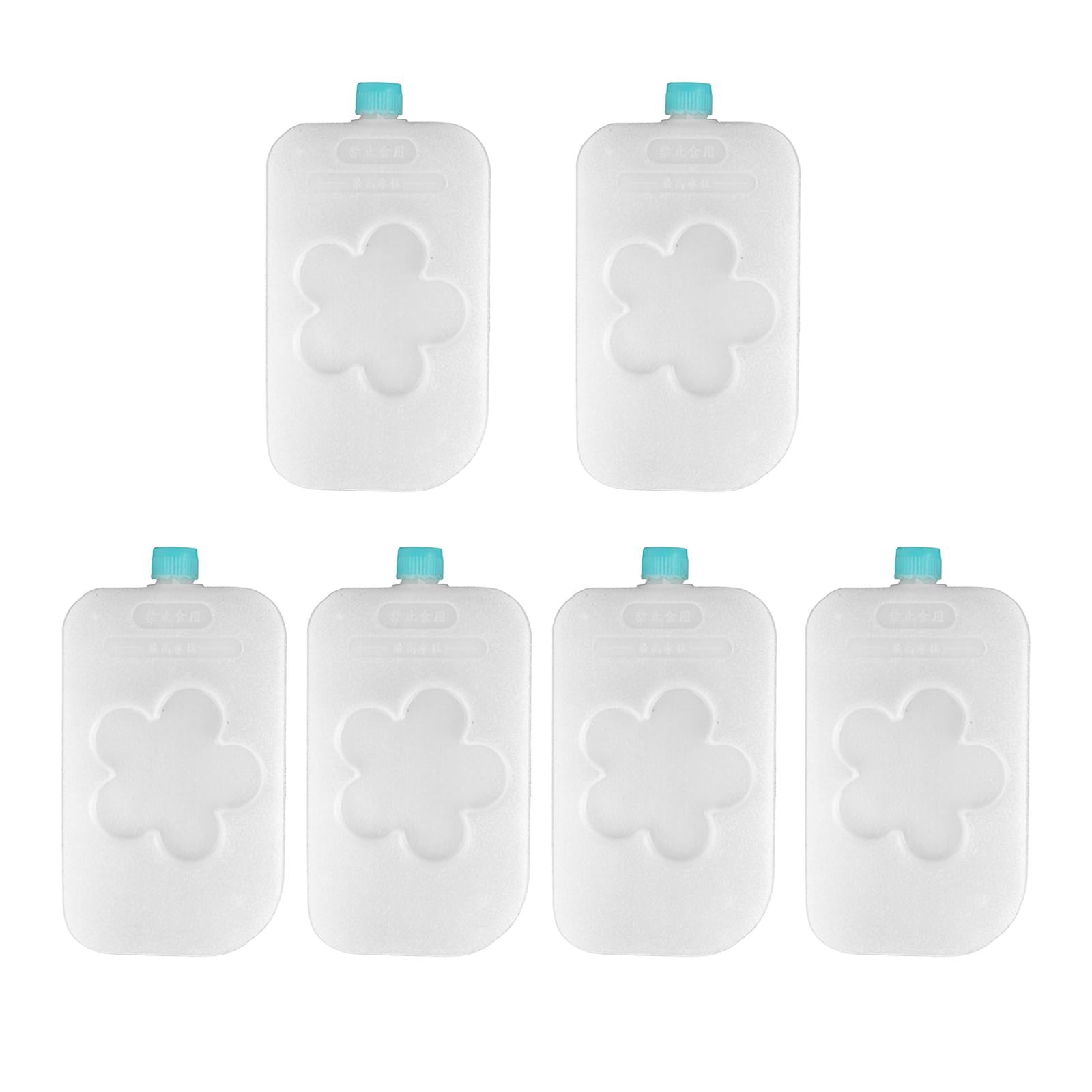 6x Freezer Packs Blocks Portable that Simply Stays Cooling Elements Ice Blocks Ice Pack for Hiking Picnic Family Outdoors 16.5cmx9cmx3cm