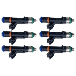 6x Fuel Injector Set 0280158119 Performance Spare Part for Jeep Wrangler 3.8L 07-11, Dodge Grand Caravan 3.3L/3.8L 08-10