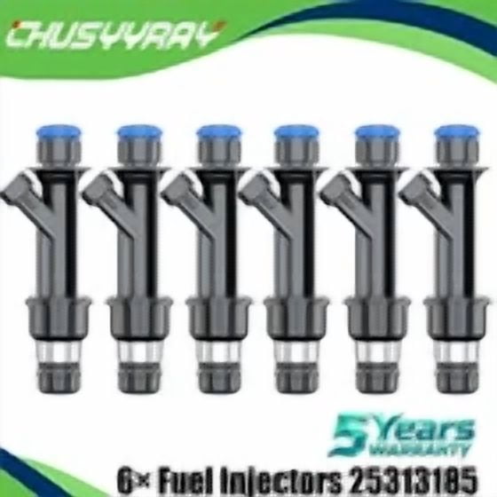6x Fuel Injectors For Chevy Trailblazer GMC Envoy 4.2L 2002 2003 2004 25313185