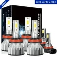 thumbnail image 1 of 6x H11+H11+H11 LED Headlight Bulbs Kit for Toyota Tacoma 2016-2020 High/Low Beam+Fog Light 6000K, 1 of 14