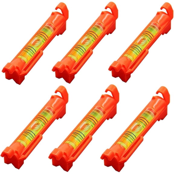 6x Hanging Bubble Line Level Small Horizontal String Bubble Spirit Levels Measuring Layout Tools