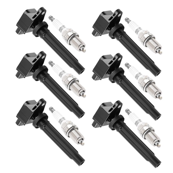 6x Ignition Coil UF-562 & 6x Iridium Spark Plug 2756 Set for Suzuki Grand Vitara V6 2.7L 2006-2008, SX4 L4 2.0L 2007-2008, OE 3340065J00 894328372 Engine Ignition System