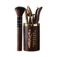 thumbnail image 1 of 6x Japanese Style Kung Fu Tea Set Tea Making Tools Wooden Utensil Tools Tea Ceremony Six Gentlemen Set for Tea Lovers Friends Holiday Gifts orchid, 1 of 9