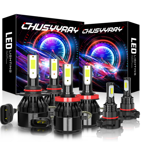 6x LED Headlight Foglight Bulbs Conversion Kit Super Bright For Chevrolet Sonic 17-20