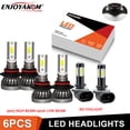thumbnail image 1 of 6x LED Headlight High/Low Beam + Fog Lights Bulbs Kit For Chevy Camaro 1998-2001 2002, 1 of 15