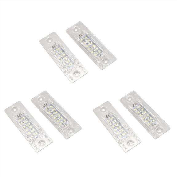 6x LED License Number Plate Light Lamp for TRANSPORTER T5 Golf for,6 x License Number Plate Light,white
