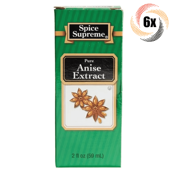 6x Packs Spice Supreme Pure Anise Flavor Extract | 2oz | Fast Shipping