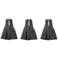 thumbnail image 1 of 6x Rubber Black Sandblaster Gloves Stripe Abrasive Sand Blasting Gloves for Blasting Cabinet 65X30cm, 1 of 7