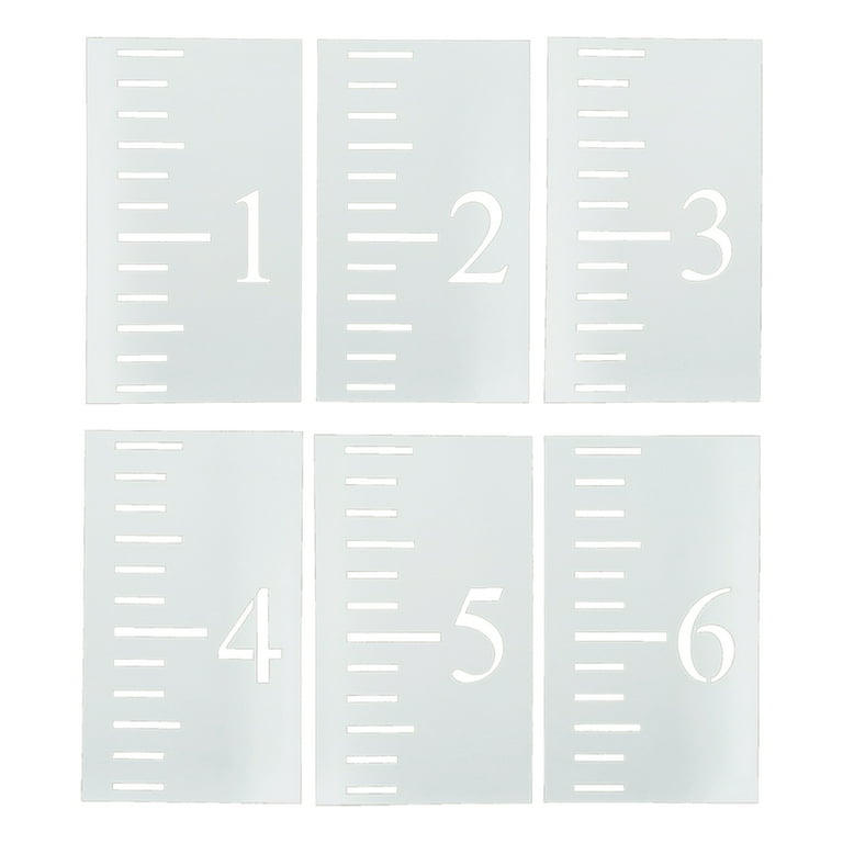 6x Rustic Scale Ruler Stencil Growth Chart Stencil Template for Farmhouse Measuring Kids Height Wall Decoration Craft - Walmart.com 6x-rustic-scale-ruler-stencil-growth-chart-stencil-template-for-farmhouse-measuring-kids-height-wall-decoration-craft-walmart-com