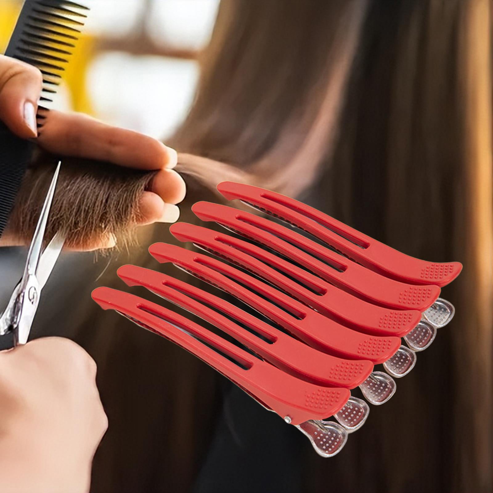 6x Salon Hair Sectioning Clips Duckbill Hair Clips Professional ...
