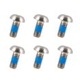 6x Titanium Bicycle Disc Brake Rotor Fixing Bolts M5x10mm Mtb Bike