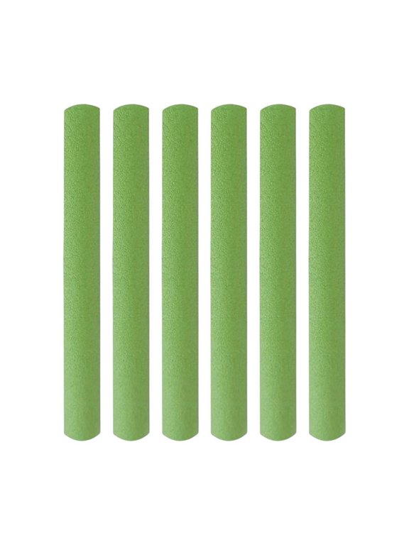 6x Trampoline Pole Foam Sleeves, Padding Foam Protection Cover, Trampoline Foam Pole Covers, for Children Trampoline Accessories Outdoor Pipe Green