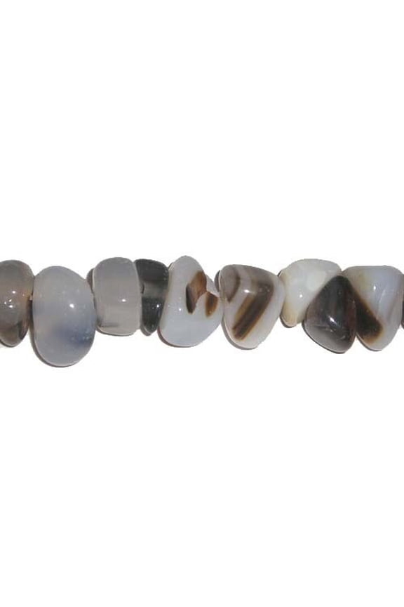 6x10-8x13mm 26 Inches Agate Tumbled Free-Form Nuggets ForJewelry Making