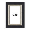 thumbnail image 1 of 6x10 Frame Black Real Wood Picture Frame Width 2.25 Inches | Interior Frame Depth 0.5 Inches |, 1 of 8