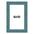 thumbnail image 1 of 6x10 Frame Blue Rustic Barnwood Solid Wood Picture Frame Width 1.25 Inches | Interior Depth 0.5, 1 of 8