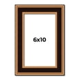 thumbnail image 1 of 6x10 Frame Gold Brown Plein Air Vintage Solid Wood Picture Frame | 1.75 Inches Moulding Width |, 1 of 8