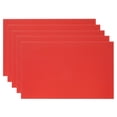 thumbnail image 1 of Uxcell Anodized Aluminum Sheet Metal, Laser Plates Engraving Blanks Rectangle for Crafting DIY House Laser Engraving Red 6x10 inch 5Pcs, 1 of 6