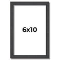 thumbnail image 1 of 6x10 Rustic Brown Real Wood Picture Frame Width 0.75 inches | Interior Frame Depth 0.5 inches |, 1 of 8