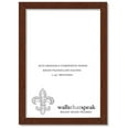 thumbnail image 1 of 6x11 Dark Walnut Rustic Pine Picture Frame for Puzzles Posters Photos or Artwork, 1 of 4