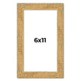 thumbnail image 1 of 6x11 Frame Beige Real Wood Picture Frame Width 1.25 inches | Interior Frame Depth 0.5 inches |, 1 of 8