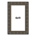thumbnail image 1 of 6x11 Frame Black Bamboo Solid Wood Picture Frame Width 1.5 Inches | Interior Frame Depth 0.5 Inches, 1 of 8