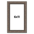 thumbnail image 1 of 6x11 Frame Silver Real Wood Picture Frame Width 1.25 Inches | Interior Frame Depth 0.5 Inches |, 1 of 8