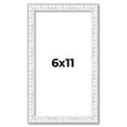 thumbnail image 1 of 6x11 Frame White Real Wood Picture Frame Width 0.75 inches | Interior Frame Depth 0.5 inches |, 1 of 8