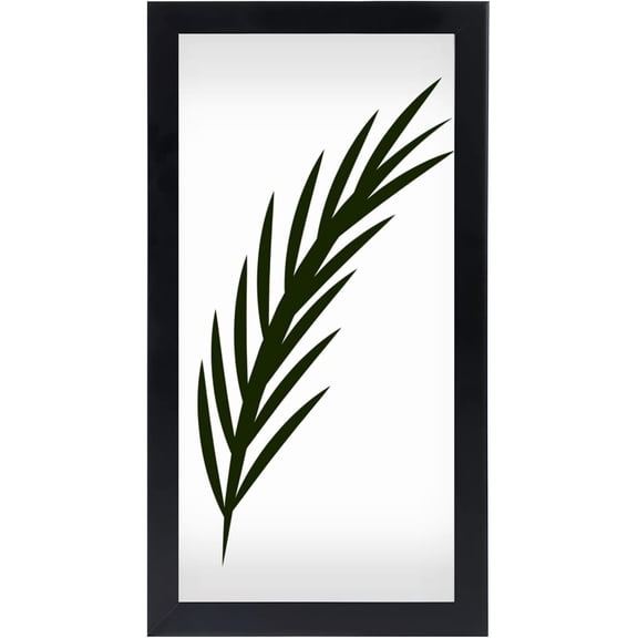 6x11 Picture Frame in Black, Photo Frames with Plexiglass, Horizontal and Vertical Formats for Wall and Tabletop
