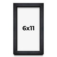 thumbnail image 1 of 6x11 Shadow Box Frame Black | 1 Inches Deep Real Wood Farmhouse Shadowbox Display Frame | UV, 1 of 6