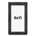 thumbnail image 1 of 6x11 Shadow Box Frame Grey Charcoal Black | 0.875 Inches Deep | Solid Wood Shadowbox Display Frame, 1 of 8