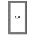 thumbnail image 1 of 6x12 Frame Blue Kingsley Pewter Solid Wood Picture Frame Width 0.75 Inches |Interior Depth 0.5, 1 of 8