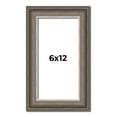 thumbnail image 1 of 6x12 Frame Brown Solid Wood Picture Frame | 1.75 Inch Moulding Width | Austin Frame Complete with, 1 of 8