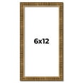 thumbnail image 1 of 6x12 Frame Gold Kingsley Distressed Solid Wood Picture Frame Width 0.75 Inches | Interior Frame, 1 of 8