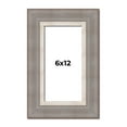 thumbnail image 1 of 6x12 Frame Grey Real Wood Picture Frame Width 2.75 Inches | Interior Frame Depth 0.5 Inches | Linus, 1 of 8