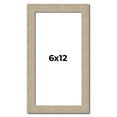 thumbnail image 1 of 6x12 Frame Grey Solid Wood Picture Frame Width 1 Inches | Interior Frame Depth 0.5 Inches |, 1 of 8