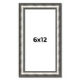 thumbnail image 1 of 6x12 Frame Silver Real Wood Picture Frame Width 1.125 Inches | Interior Frame Depth 0.5 Inches |, 1 of 8