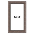 thumbnail image 1 of 6x12 Frame Silver Real Wood Picture Frame Width 1.25 Inches | Interior Frame Depth 0.5 Inches |, 1 of 8