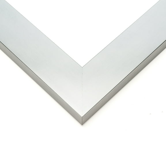 6x12 Frame Silver Real Wood Picture Frame Width 1.5 inches | Interior Frame Depth 0.5 inches |