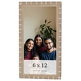 thumbnail image 1 of 6x12 Frame Silver Real Wood Picture Frame Width 1.5 inches | Interior Frame Depth 0.5 inches |, 1 of 8