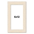 thumbnail image 1 of 6x12 Frame White Real Wood Picture Frame Width 1.5 inches | Interior Frame Depth 0.5 inches | Barn, 1 of 8
