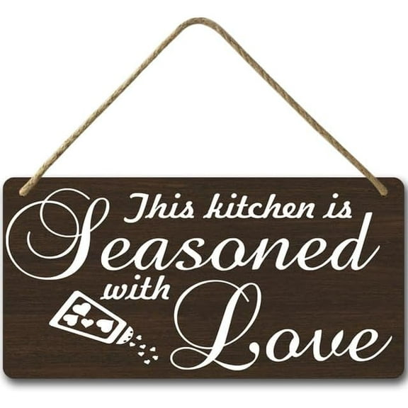 6x12 IN Kitchen Rules Sign Dining Room Restaurant Wood Wall Hanging Sign,Rustic Modern Farmhouse Kitchen Rules Wall Art,Farmhouse Country Home Decor for Home Kitchen Pantry