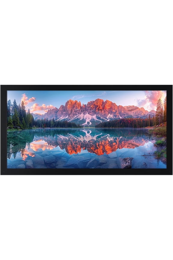 6x12 Picture Frame Black, 6 by 12 Thin Photo Frame for Wall Tabletop Display, Single