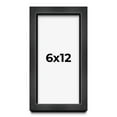 thumbnail image 1 of 6x12 Shadow Box Frame Grey Charcoal Black | 0.875 Inches Deep | Solid Wood Shadowbox Display Frame, 1 of 8