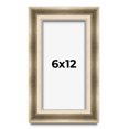 thumbnail image 1 of 6x12 Shadow Box Frame Silver | 1.75 inches Deep Real Wood Traditional Shadowbox Display Frame | UV, 1 of 8