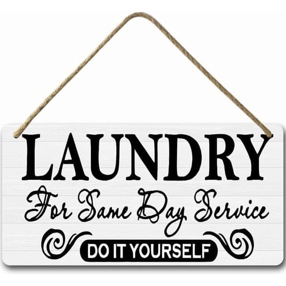 6x12 IN Vintage Funny Laundry Room Wall Decor Wall Art with Sayings Sign,Laundry Plaque Vintage Farmhouse Laundry Rules Wall Decor,Laundry Rules Hanging Printed Decor for Home